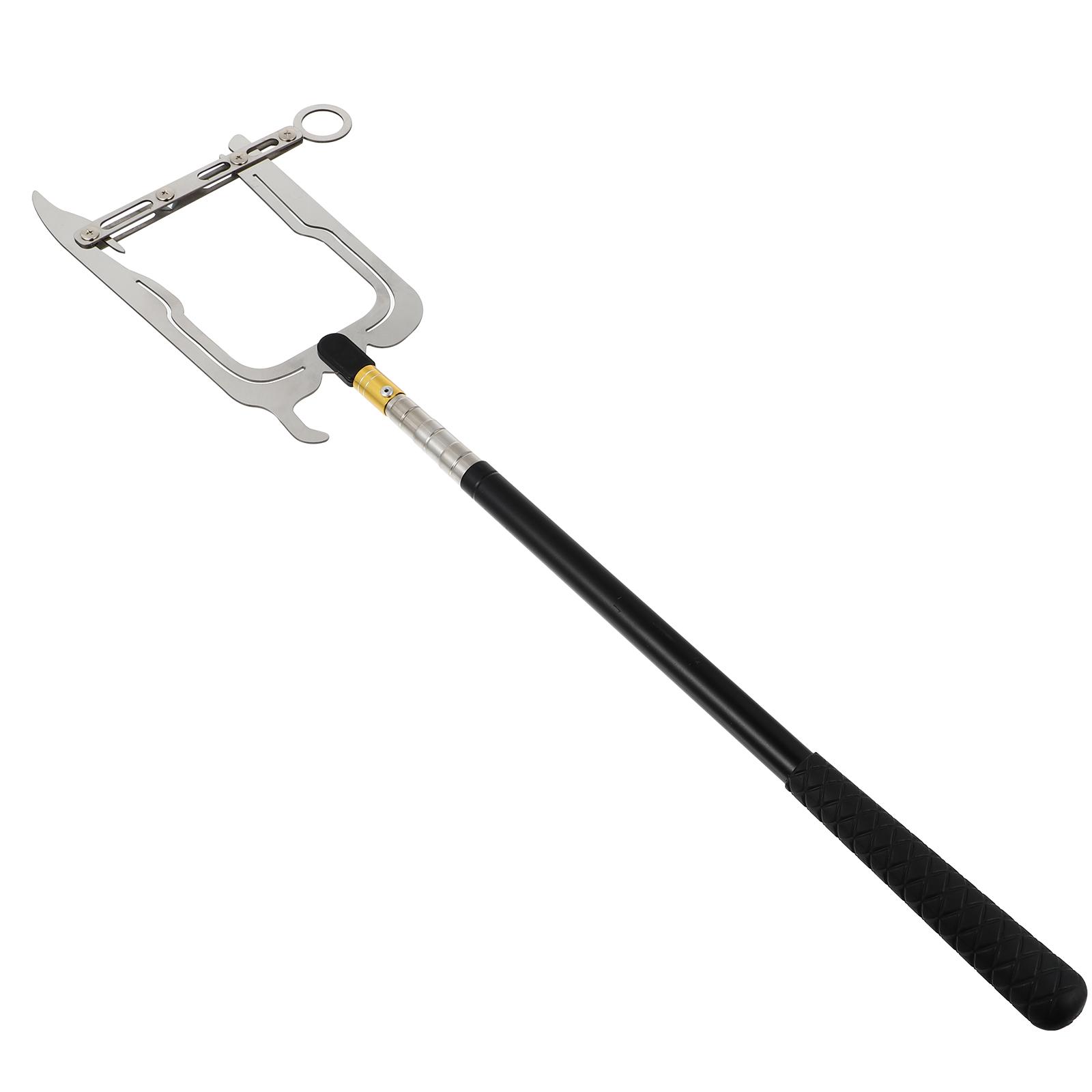 Boat Hook Telescopic 40cm to 140cm Stainless Steel Docking Tie Rope Tool Extension Pole Multifunctional Boat Accessories