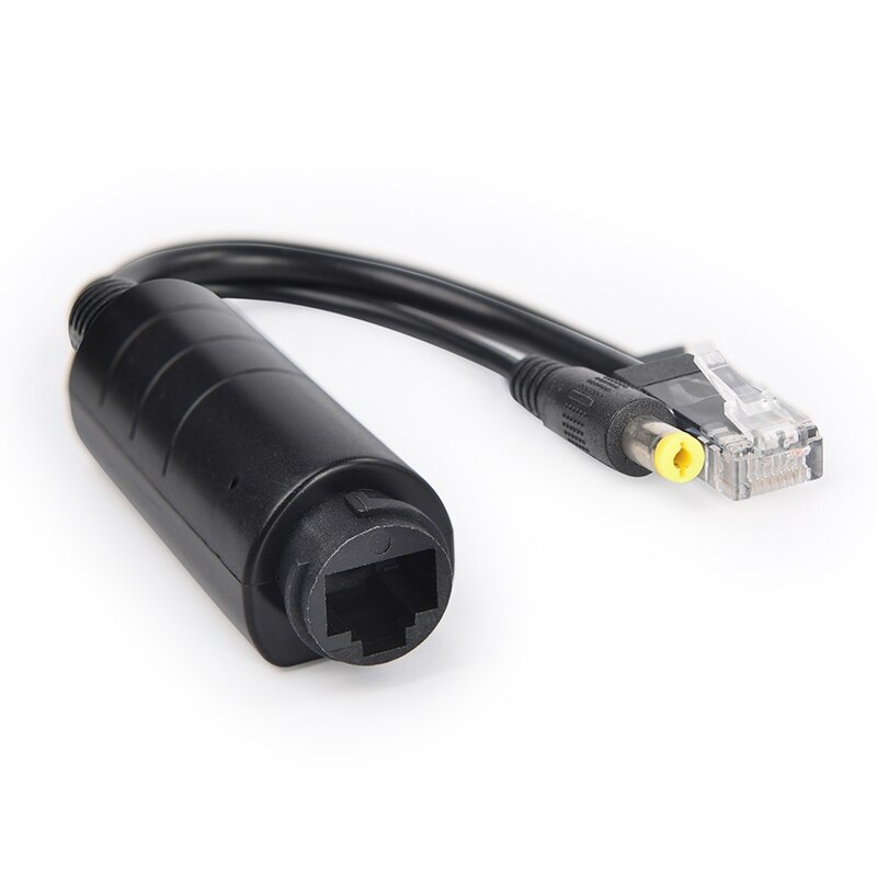 Waterdichte  fs5712b 10/100m ingang 48v dc  /0.35a,  uitgang 12v/1a 1500v hoogspanningsisolatie poe splitter