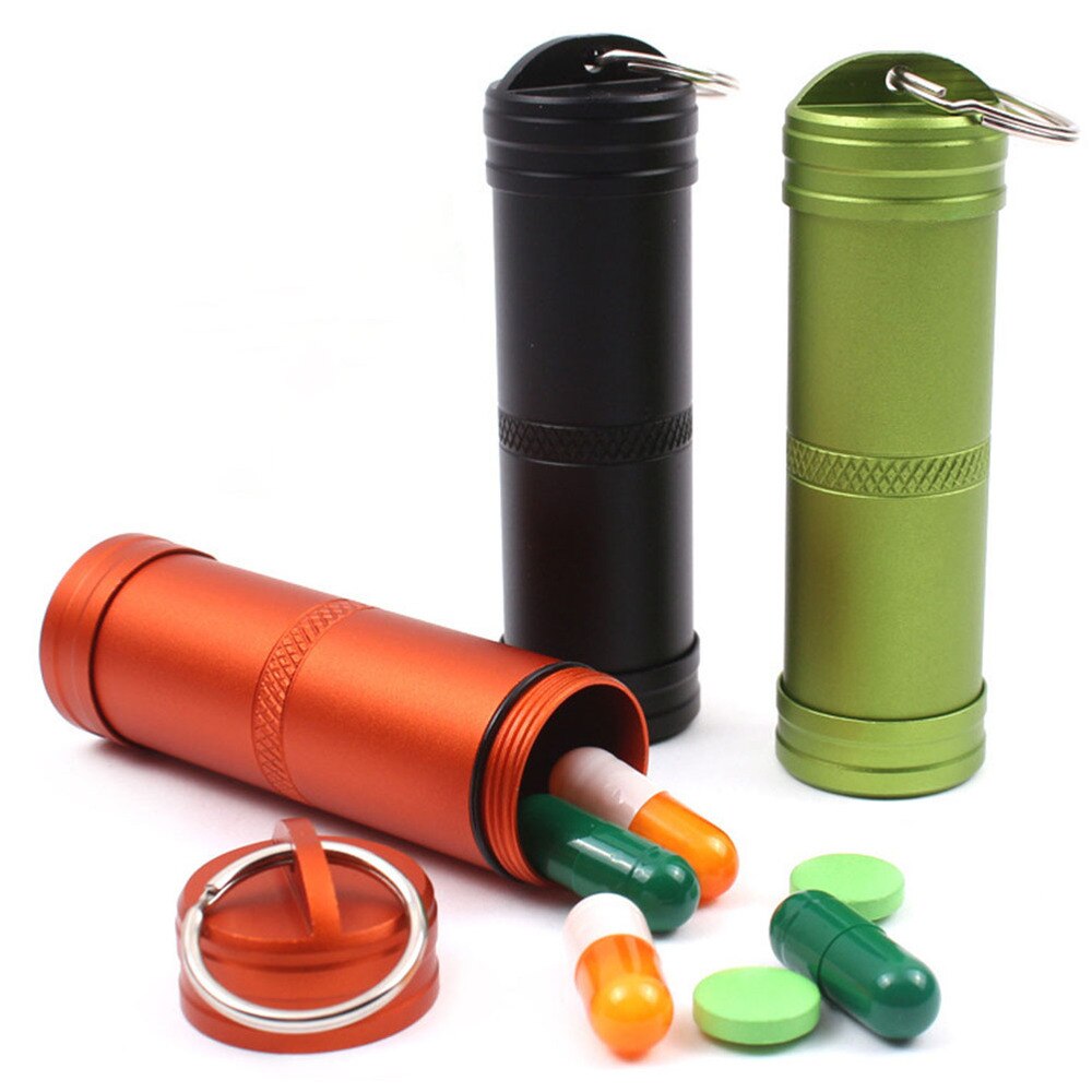 1 Pc Lichtgewicht Pil Fob Containers Pil Houders Waterdichte Pil Storagers