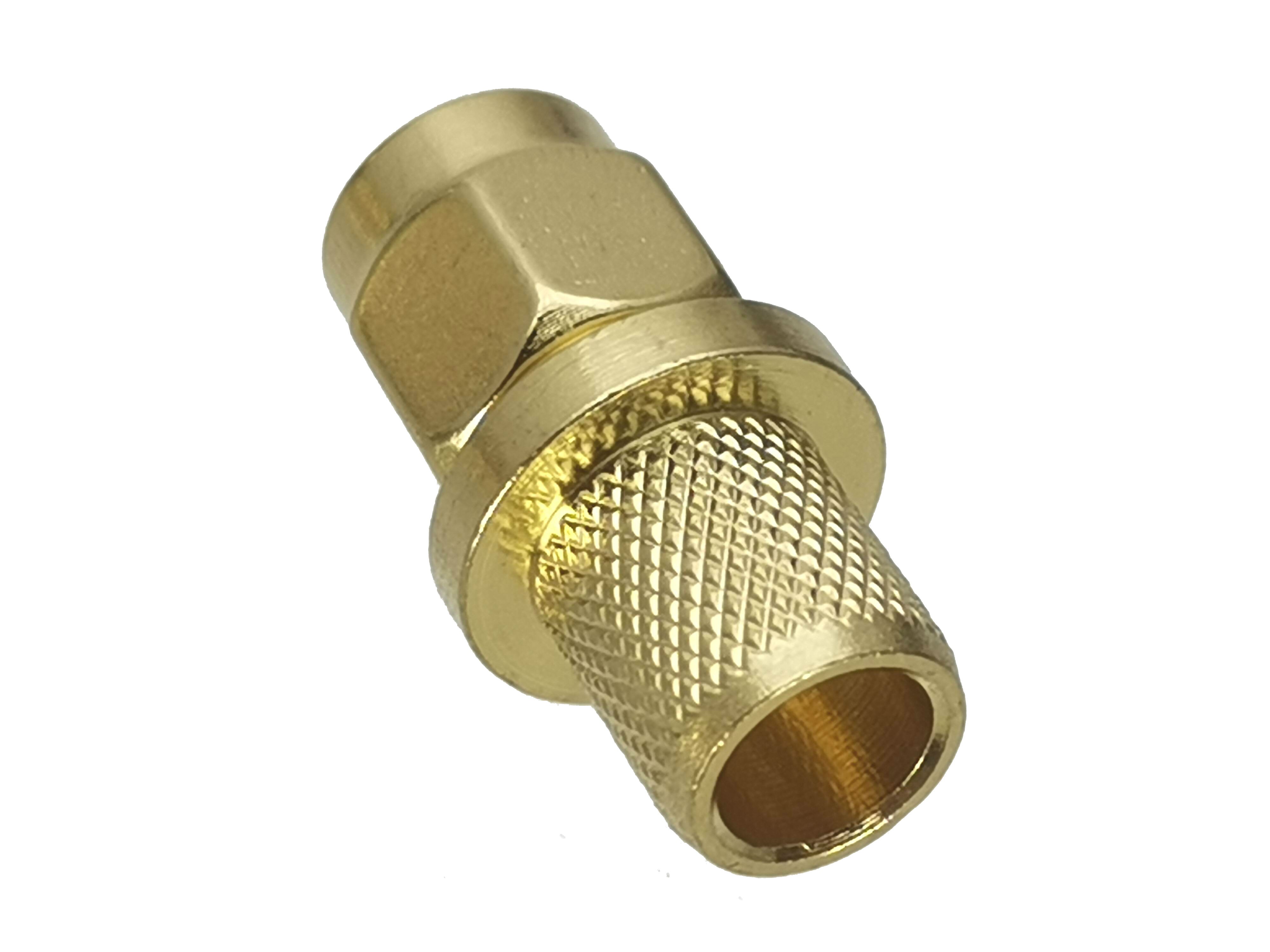 1Pcs Connector Sma Male Plug Crimp Voor RG5 RG6 5D-FB Kabel 50ohm Rf Adapter Coax Hoge Quanlity