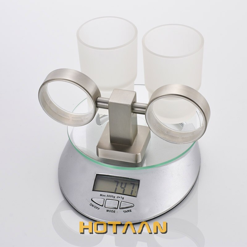 SUS304 Stainless steel Tumbler Holder Cup &amp; Tumbler Holders Toothbrush Holder Bathroom Accessories Banheiro YT-13408