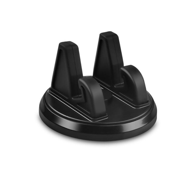 360 Degree Car Phone Holder Dashboard Sticking Mobile Phone Holder Stand Mount For Phone Desk Stand Support Bracket: Black