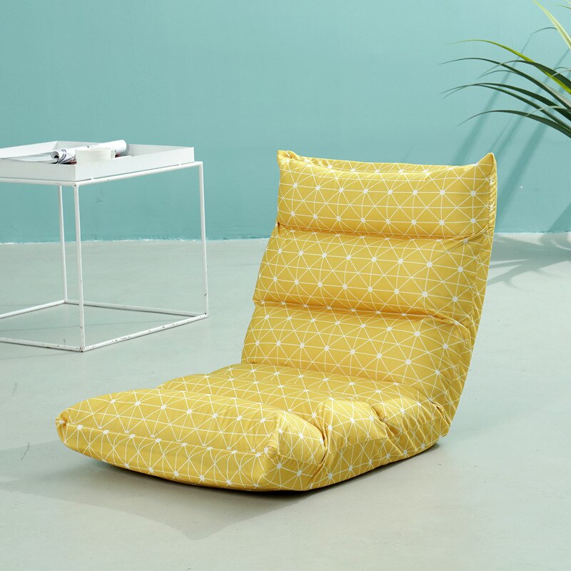 6 grid home sofa couch foldable single small bay window bed computer backrest chair bedroom floor sofa: 2