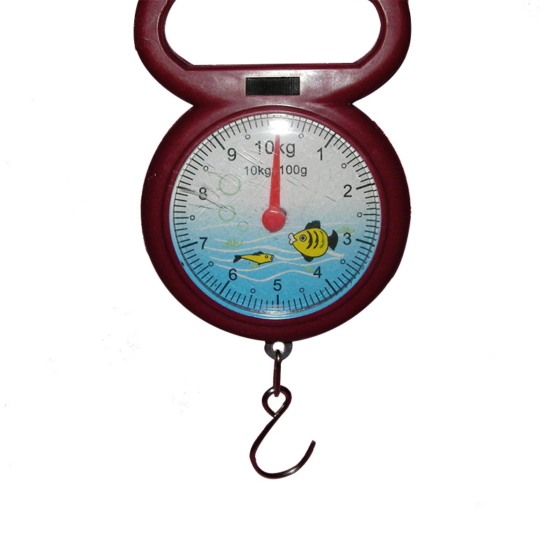 Mini 10kg Weighing Scales for Fishing Pocket Luggage Weight Scale Numeral Pointer Hook Hanging Scales Libra C1127 d