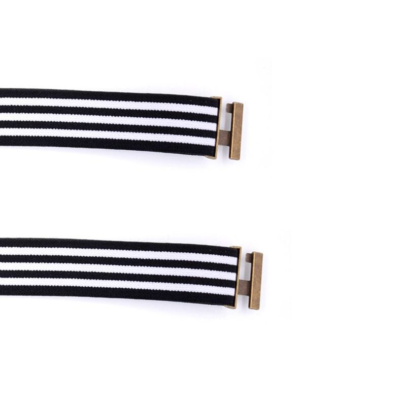1 par de calcetines elásticos para hombre, tirantes de pierna, Clip para liga, hebilla sin abrazadera deslizante