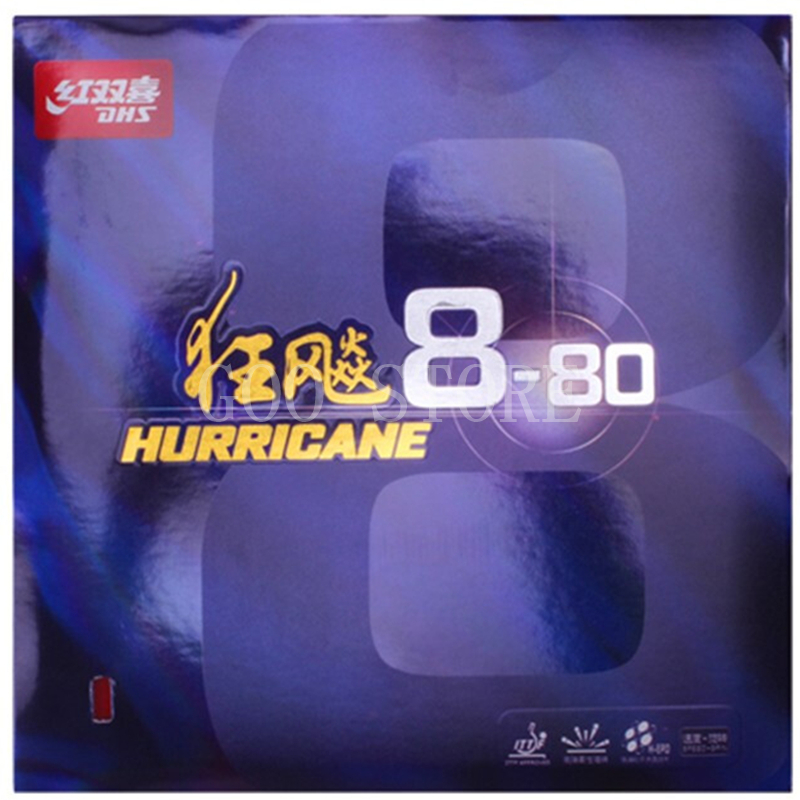 DHS D&#39;origine Hurricane8-80 L&#39;ouragan 8-80 Pips En H8-80 Ping-Pong Ping Pong Tennis De Mesa Ouragan-8-80