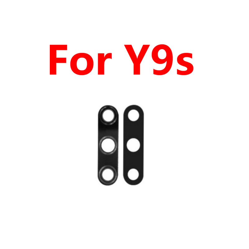 2pcs Rear Back Camera Glass Lens Cover For Huawei Y9S with Ahesive Sticker Replacement Parts