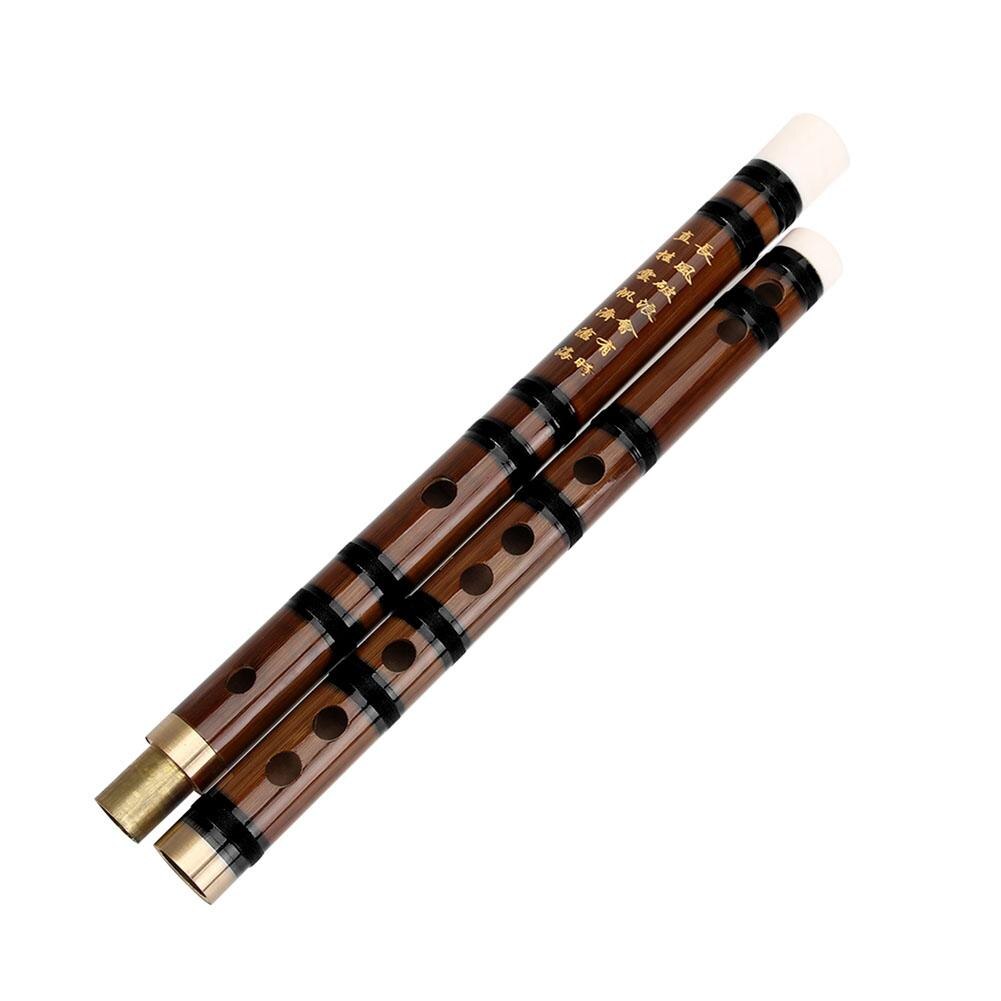 Chinese Traditionele Muziekinstrument Handgemaakte Bamboe Fluit D/E/F/G Tone Twee Stukken Afneembare Fluit: F tone