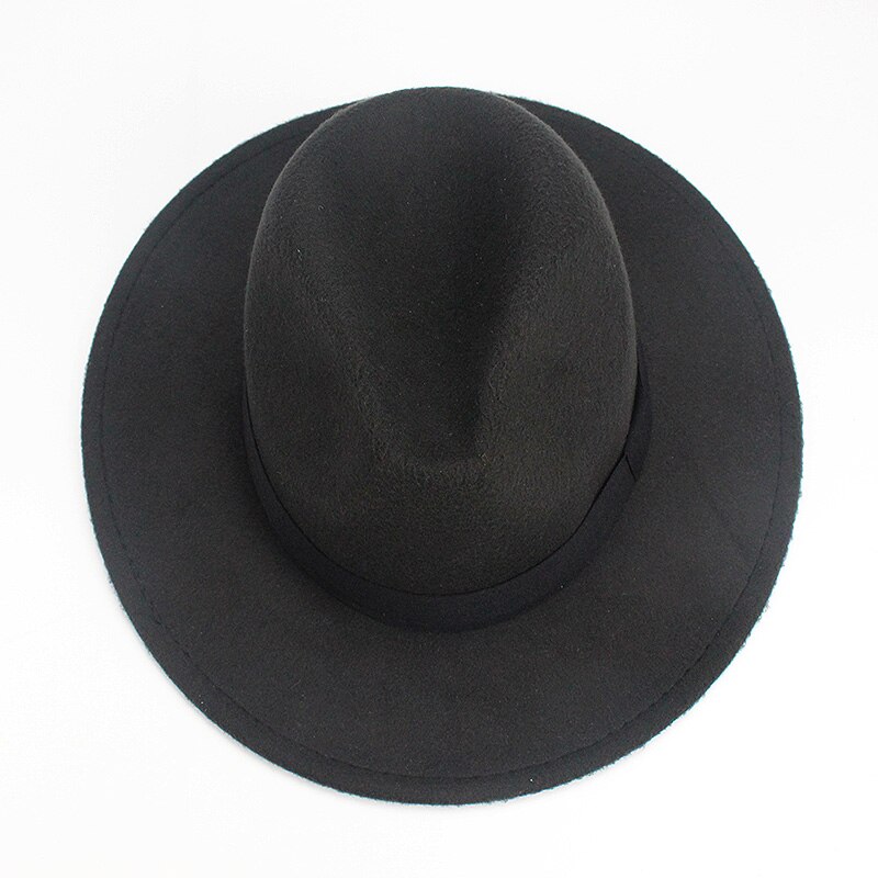 Musta jazz fedoras naisille vintage leveä lieri fedora hattu floppy cloche miehet gangsteri hattu chapeu rento kiinteä vaaleanpunainen punainen luut