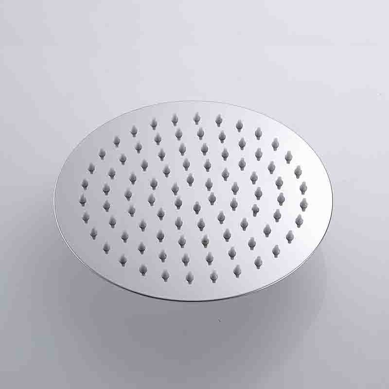 10 Inch Stainless Steel Ultra Thin Ceiling Rain Shower Square Big Bath Rainfall Nozzle Shower Bathroom Shower Head