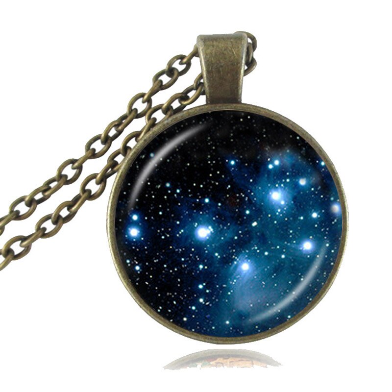 Thors Helm Nebula Ketting Galaxy Astronomie Hanger Zonnestelsel Sieraden Space Universe Ketting Melkweg Sieraden HZ1: C1