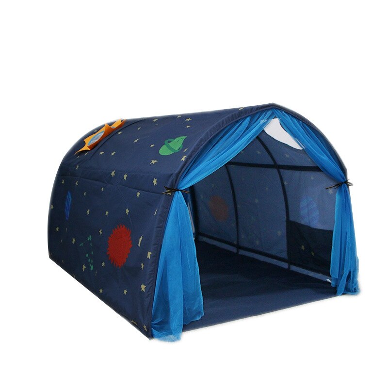 Kinderen Playhouse Vouwen Huis Teepee Kamer Kruipen Tunnel Speelgoed: Blue