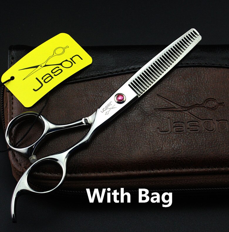 Jason-ciseaux de coiffure de supérieure, JP 440C, outil pour couper les cheveux, 306 #6'': One Thinning Add Bag