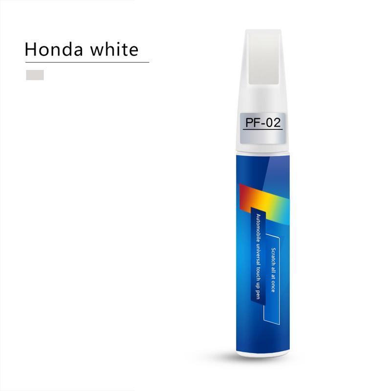 Auto Reparatie Pen Kras Reparatie Verf Verwijderen Kras Auto Verf Punt Verf Pen Kras En Chip Reparatie Pen: for Honda white