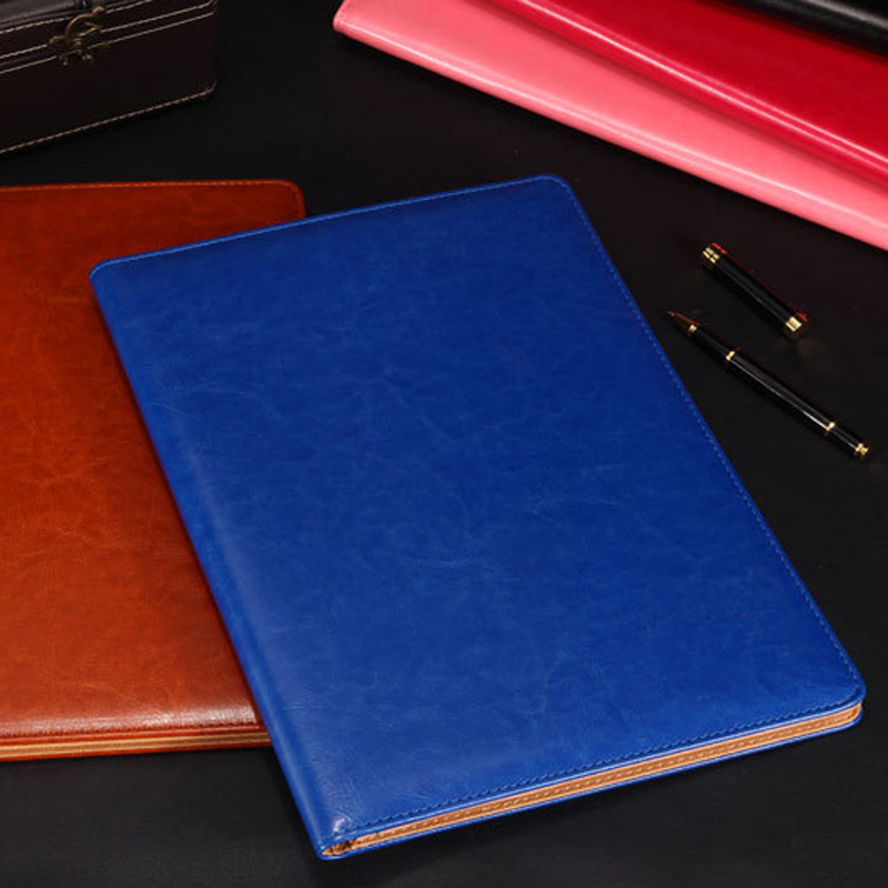 2pcs A4 PU leather folder manager folder multi-function office supplies bag