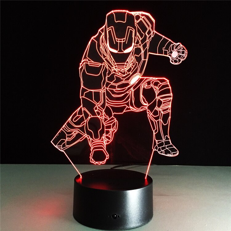 3d Lighting Fixture Football LED Table Night Lamp Remote Control RGB 7 Colors Changing Indoor Night Lights Illusion Lamp