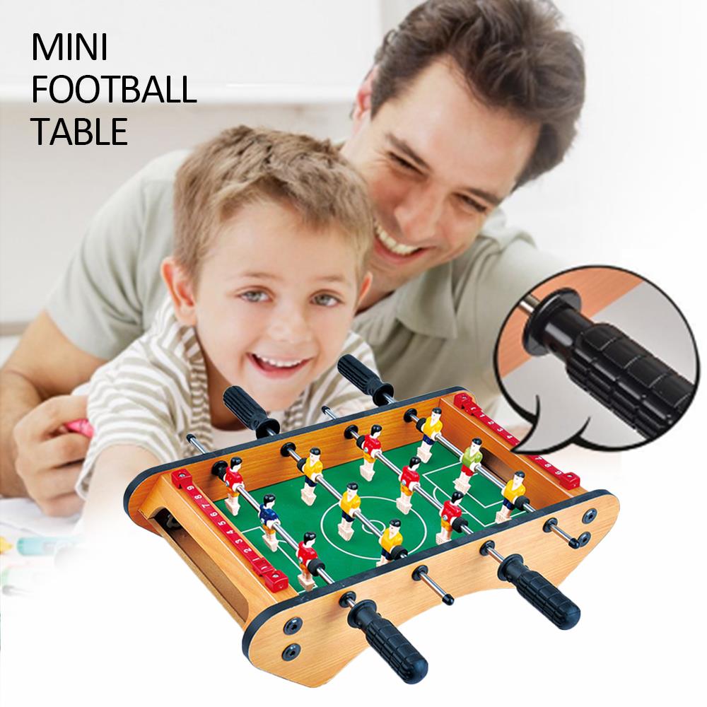 Football Table Durable Practical Wood Colour Mini Collection Kids Decorate Table Football Portable Children Indoor Hobbies