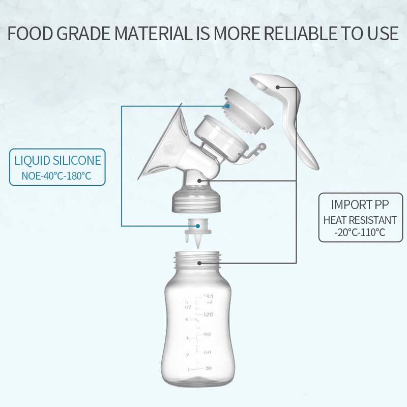 1Pcs Engels Verpakking Handkolf Postpartum Producten Voor Zwangere Vrouwen Siliconen Borstkolf Borstkolf