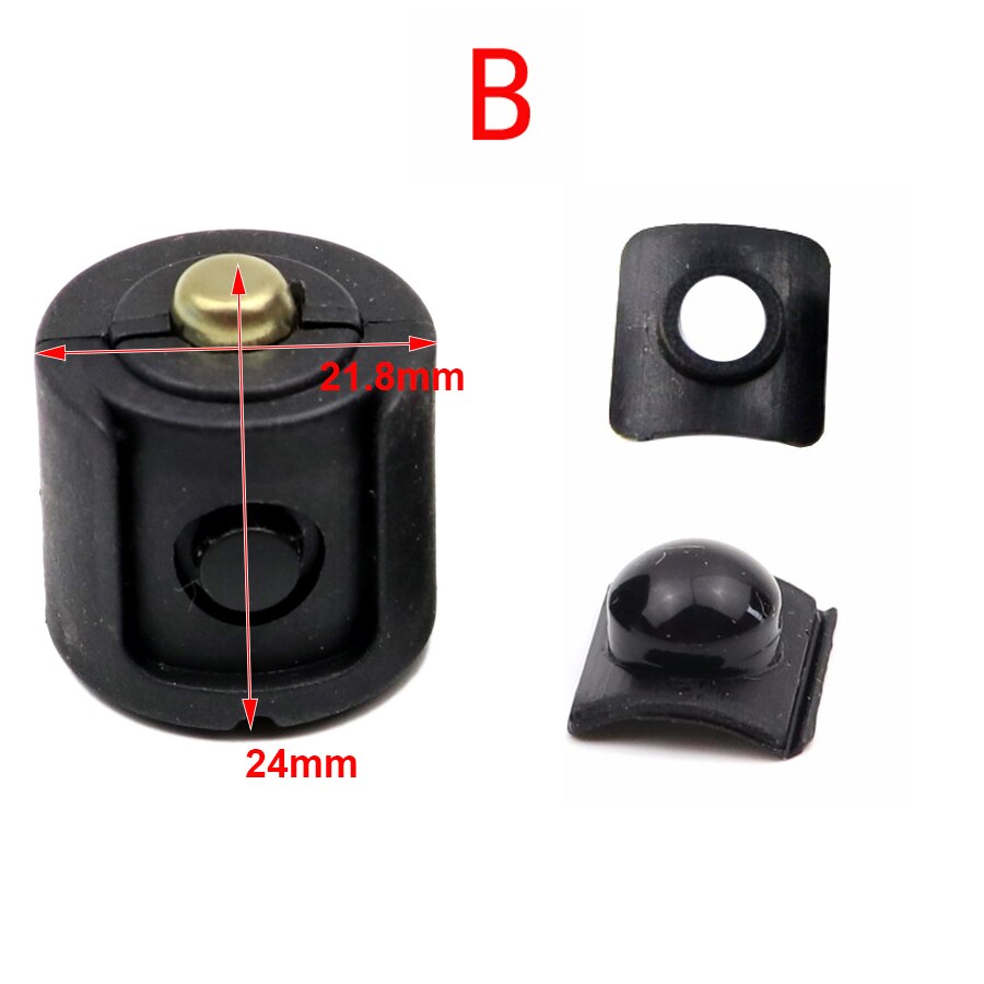 2Pcs Zaklamp Modding Drukknop Klik Schakelaar Module Diy Onderdelen Montage Glare Torch Tail Schakelaar Draagbare Verlichting Accessoires
