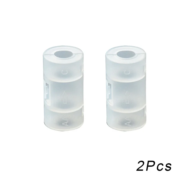 Adaptateur de batterie sèche en plastique AAA à AA, haute ténacité, convertisseur Li-ion, support de batterie Portable, boîtier de commutation, boîte de rangement de batterie: green