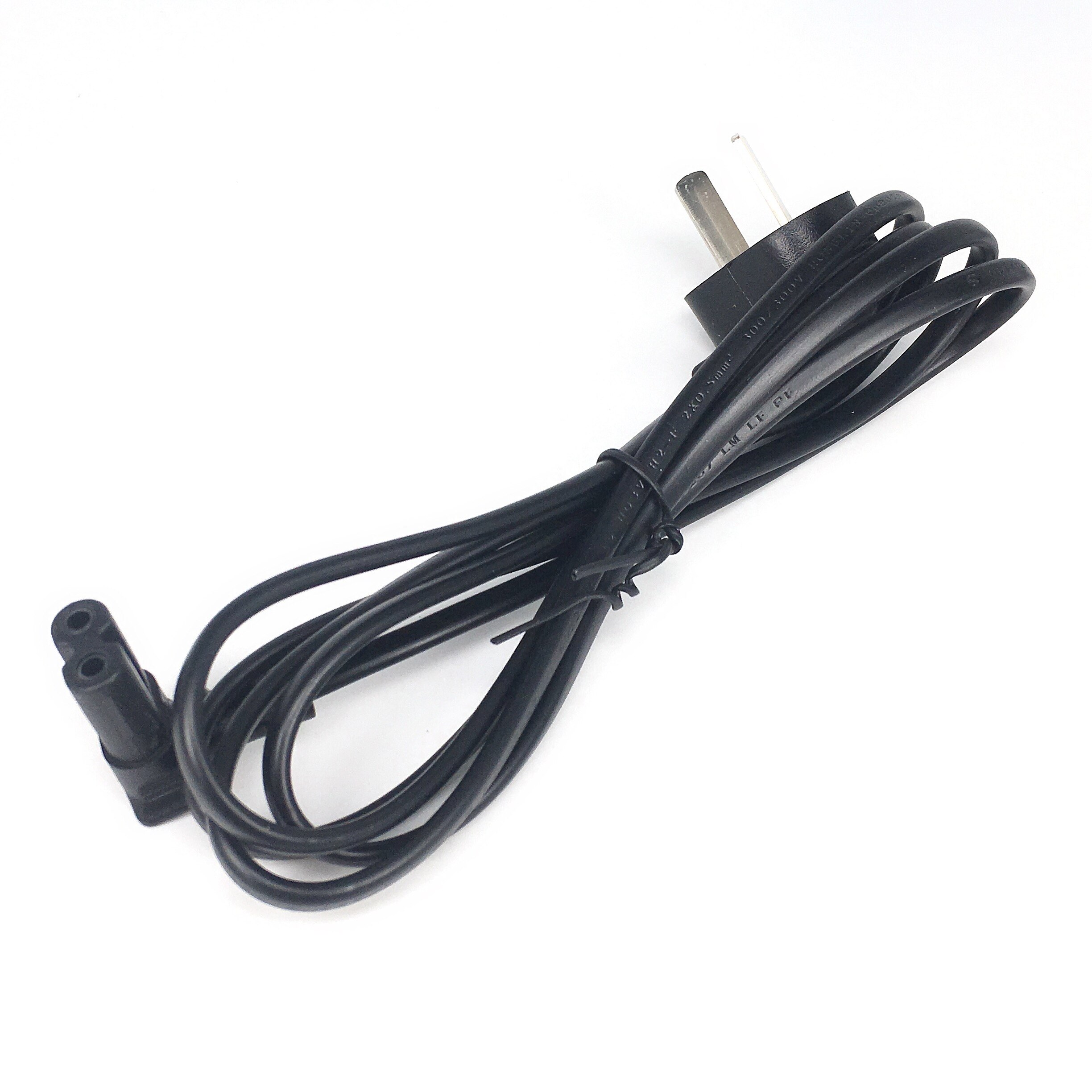 Câble d'alimentation adaptateur 2 broches vers C7, Angle de 90 degrés, 1.5M, australie vers IEC C7