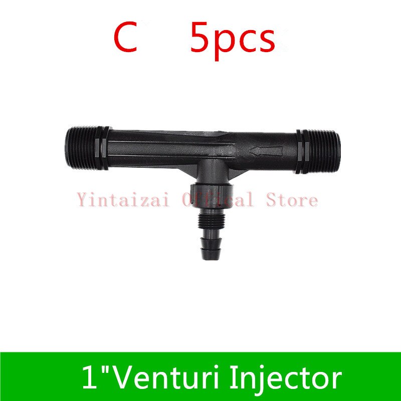 1/2 "Tot 2" Irrigatie Venturi Meststof Mixer Injectoren Kit Landbouw Tuin Water Tube Tuin Tub Spa Ozon Injector: C