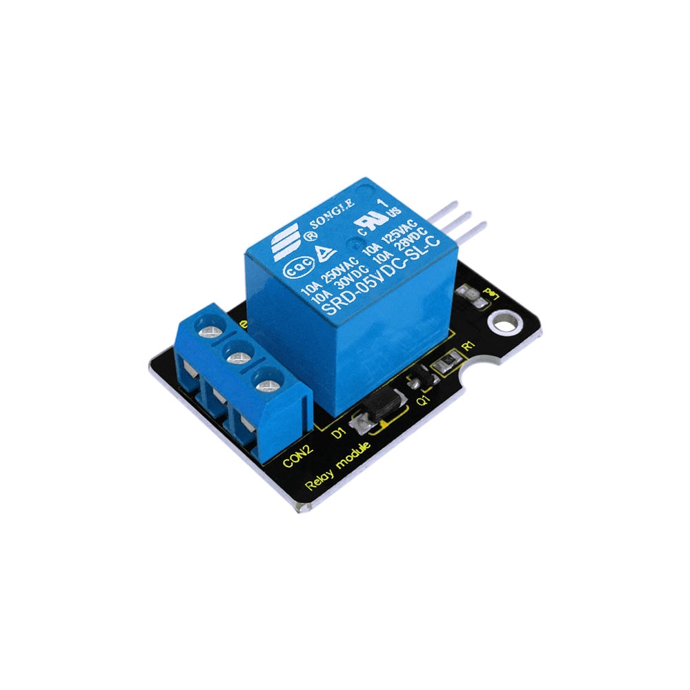 Keyestudio Single 5V 10A One Channel Relay Module Compatible with Arduino UNO R3 For PIC AVR DSP ARM