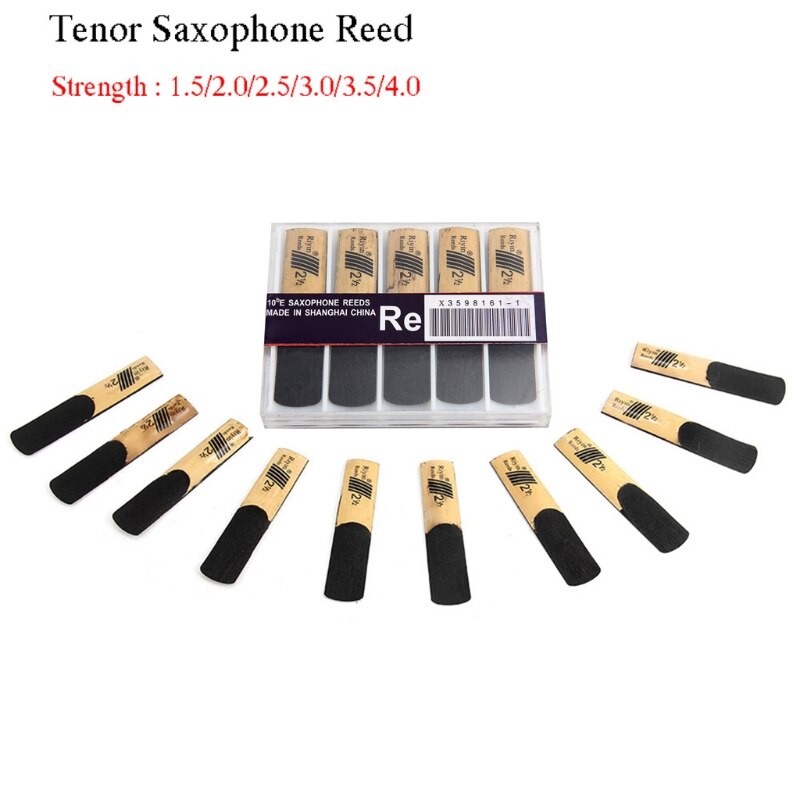 1 Doos Tenorsaxofoon Rieten Sterkte 1.5/2.0/2.5/3.0/3.5/4.0 Sax Reed Houtblazers instrument Accessoires