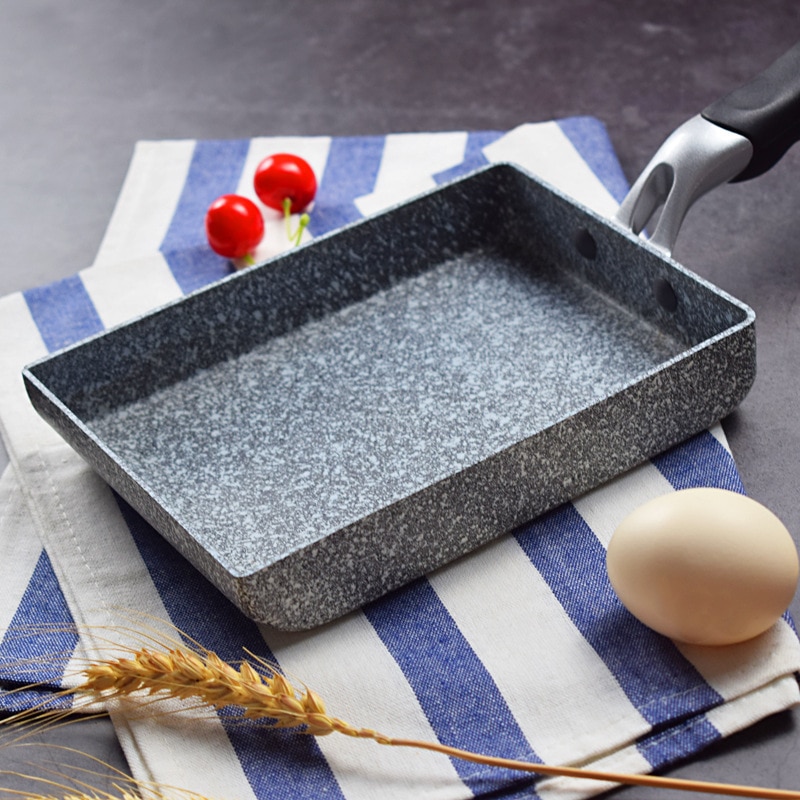 Japanese-style maifan stone jade pan frying pan non-stick pan small square pan fried egg roll pan induction cooker