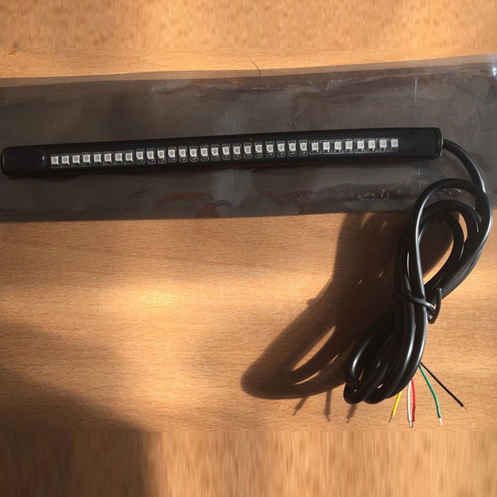 Luz LED de freno para motocicleta, señal de giro trasera para Bobber cafe racer, luz trasera, luz de matrícula, nueva