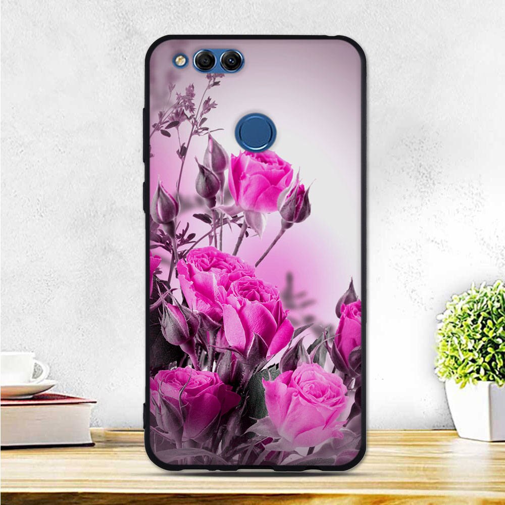 Beschermhoes Voor Huawei Honor 7X Cover Soft Silicone Back Case Voor Huawei Honor 7X7 X X7 Case 5.39 "Dunne Tpu Telefoon Cover Bags: 14