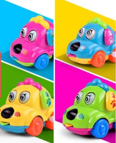 children cartoon animal winding small toy on the chain car toys