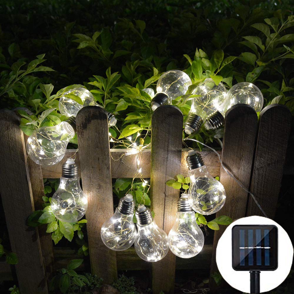 Waterdichte Outdoor Solar Lamp Licht String Garland LED String Lichten Bal Globe Patio Keten Lampen Kerst Fairy String Lamp