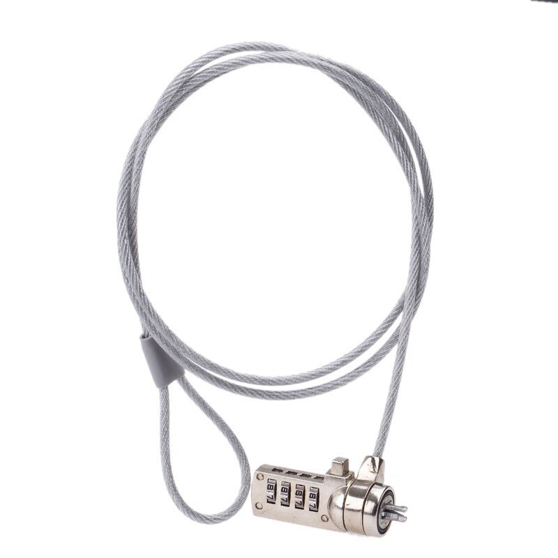 1pcs PC Laptop Notebook Security Anti-Theft 4 Digit Combination Chain Lock