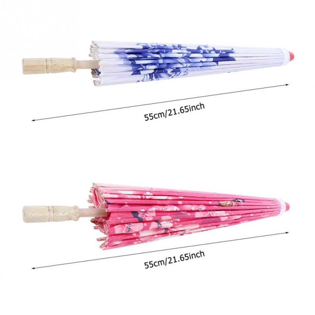 Decorative Umbrella Chinese Style Oil Paper Umbrella Silk Women Umbrella Japanese Cherry Blossoms Silk Ancient Dance Umbrella