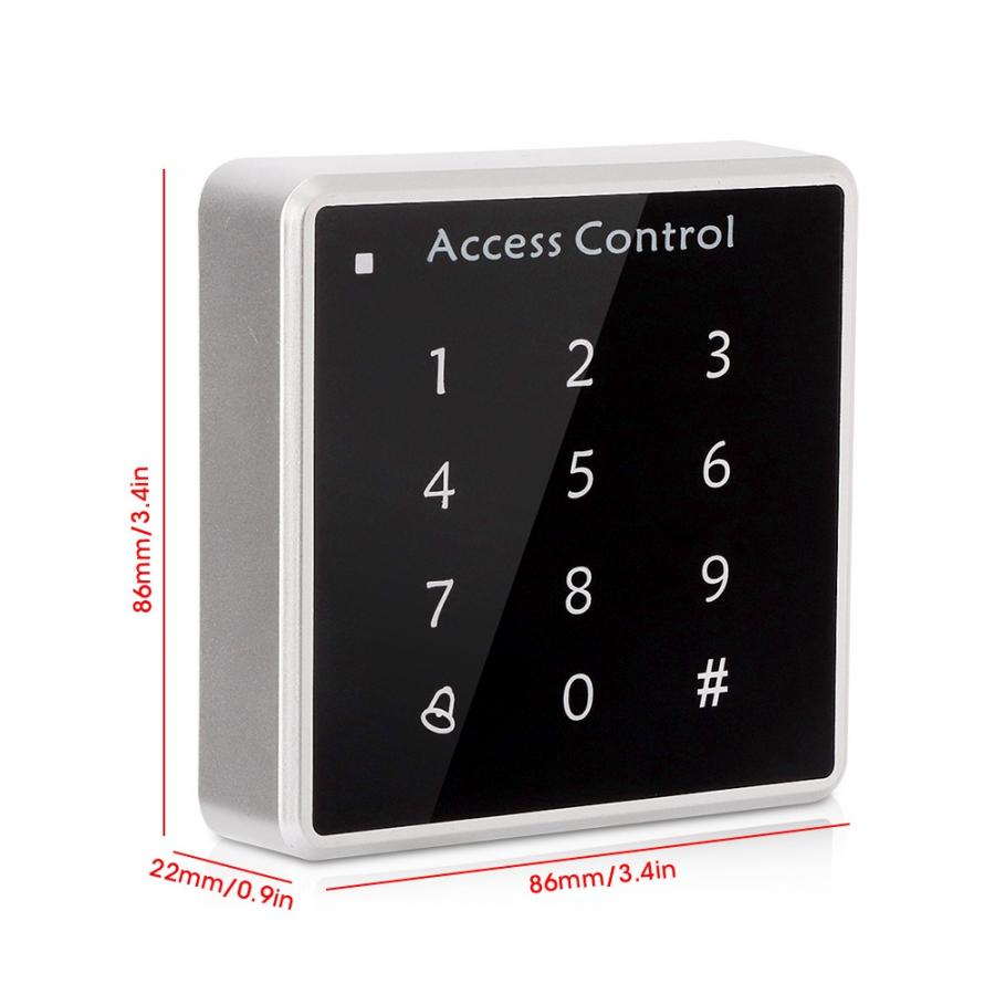 Dør adgangskontrol 125 khz id-kort berøring digital tastatur indtastning af password maskine wiegand 26 kontrol de acceso