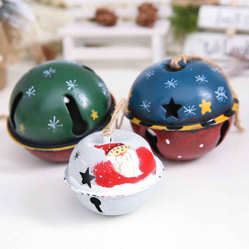 1 pieza de cascabeles navideños Jingle Bells árbol de Navidad decoración colgantes artesanales 667A