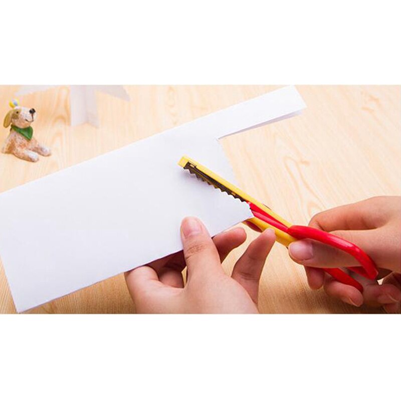 Schneiden Schere Zick zack Schere Pinkeln Schere Schere Laciness Kreative Sammelalbum Schule Handwerk Handwerk Album Kinder handgefertigt