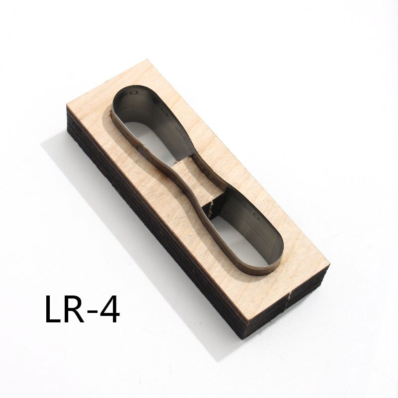 Leather Craft Zipper Puller Cutter Japan Steel Blade Zip Pull Template Cutting Mould Handmade Punching Tools DIY: LR-4
