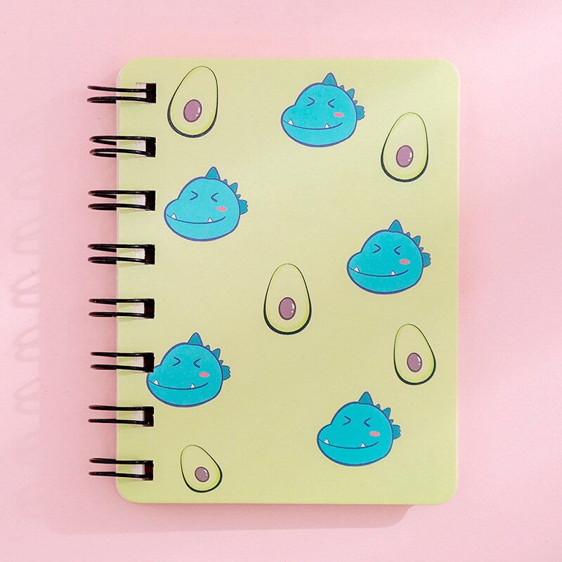 Kawaii planet ringbind skitsebog mini spiral notesbog  a7 dagsorden sød dagbog bog koreansk papirvarer skoleartikler: 13
