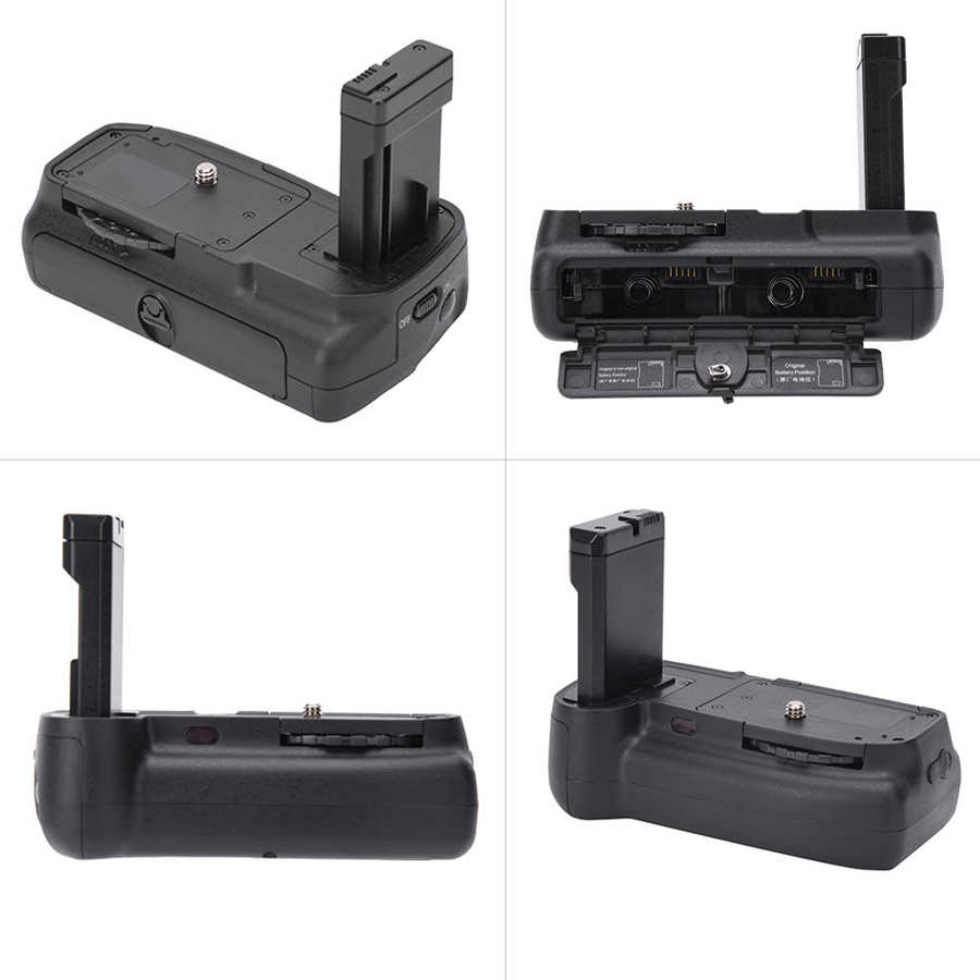 Poignée de caméra Portable noire avec ligne de connexion pour D5300