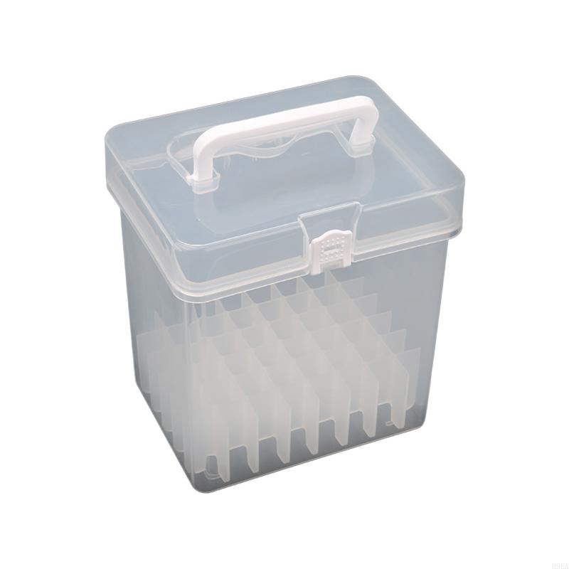 Pennarello multifunzionale per custodia Portapennarelli colorati in plastica trasparente Penna a pennello portatile per custodia per bambini: Rosso