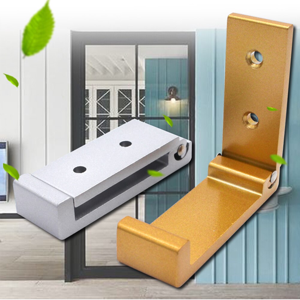 Perchero de aluminio para colgar ropa, gancho de aleación para colgar en la pared, plegable, para puerta, abrigo, sombrero, bolsas