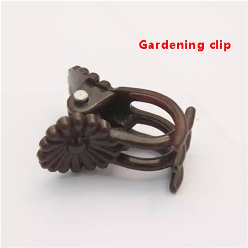 100 stk podeklemmer hage grønnsak plast orkide klips tomat vinbusker planter holdbar plast hageutstyr