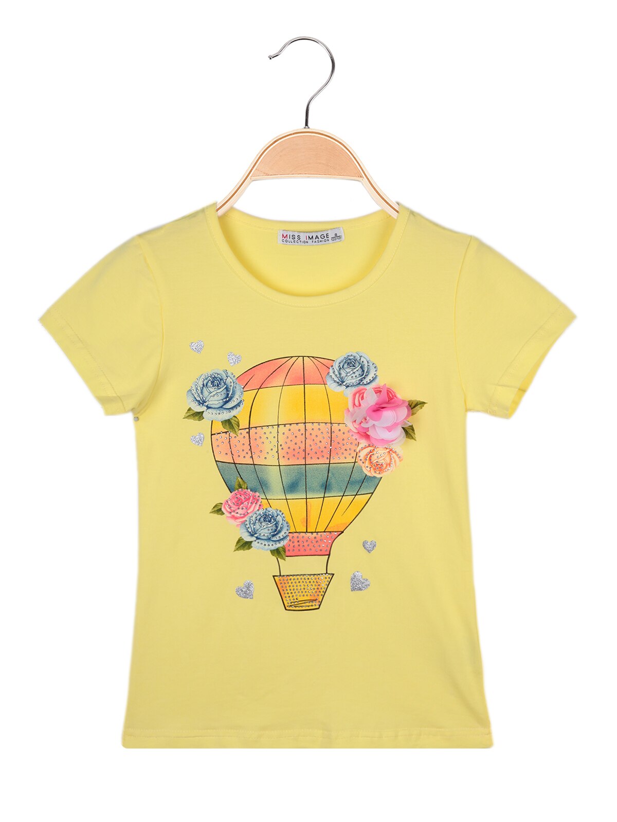 MINI ENGEL met hart print T-shirt en belettering