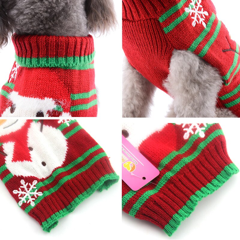 DOGGYZSTYLE Weihnachten Haustiere Hund Kleidung zur Seite fahren Rentier Mantel Jumper Kleidung Weihnachten Kleidung Große Hunde XXL