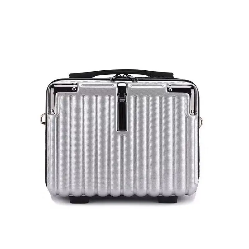 New Arrival walizka kosmetyczna przenośna mała walizka 4-calowa kosmetyczka Mini urocza walizka kosmetyczka WT663: zielone światło