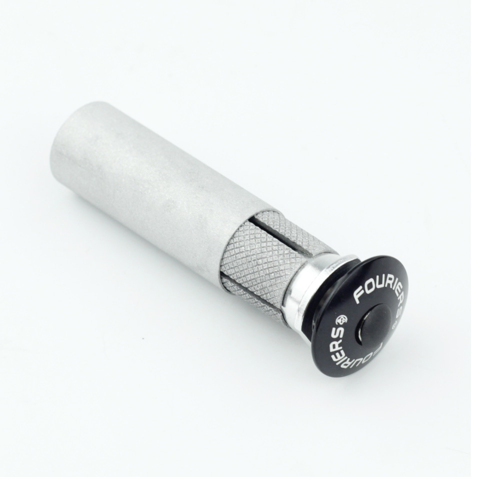 Fouriers Alluminum alloy Headset Expander Plug Stem Top Cap For 28.6mm 1 1/8" Steerer Carbon Fork Headsets Bicycle expander: Black