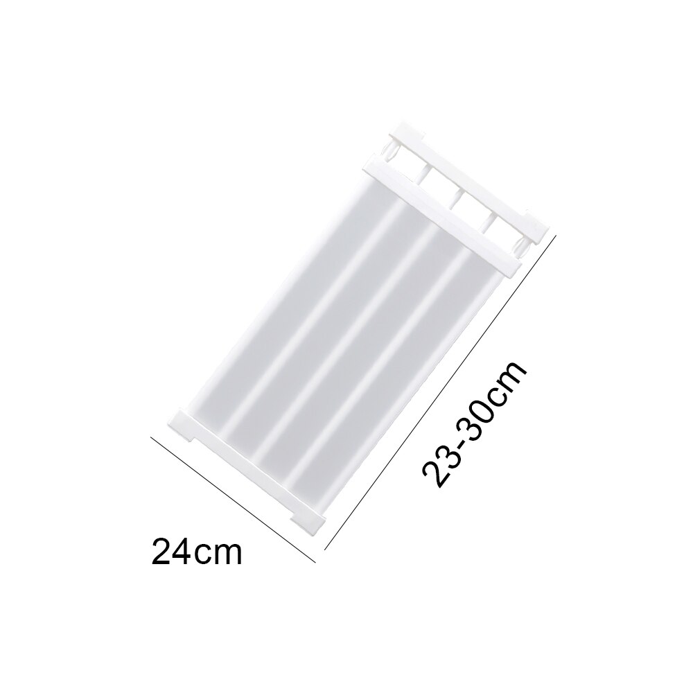 Adjustable Closet Organizer Storage Shelf Wall-Mounted Kitchen Rack Space Saving Wardrobe Decorative Shelves Cabinet Holders: 23-30cm x24cm