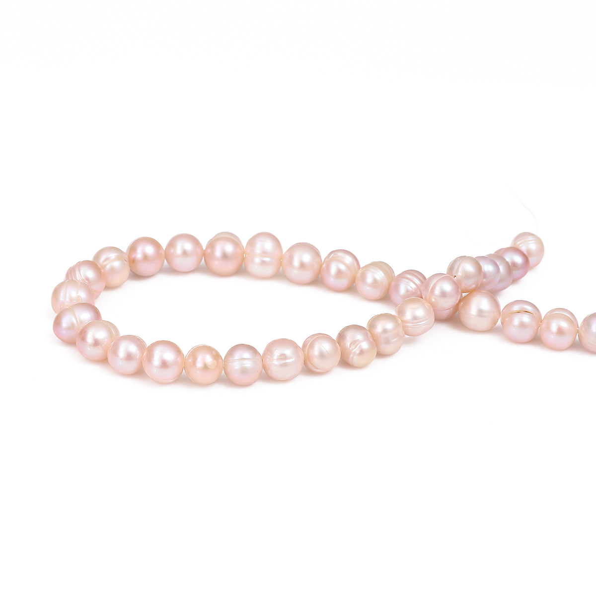 10 stk. naturlige ferskvandsperler barok uregelmæssige perler til gør-det-selv elegant smykkefremstilling øreringe armbånd halskæde tilbehør: Sort / 8mm